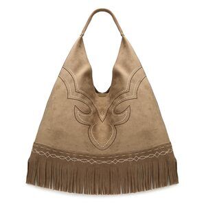 4650 Fringe Hobo Bags Large Western Shoulder Purses Top Handle Handbag